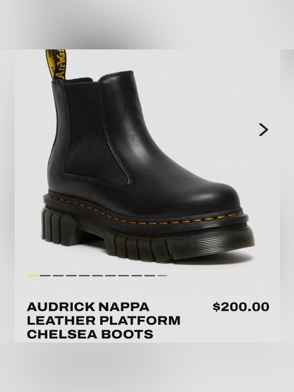 AUDRICK NAPPA LEATHER PLATFORM
CHELSEA BOOTS